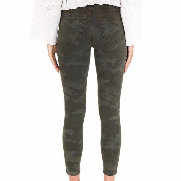 Sanctuary Social Ankle Skinny Jean- Camo - Picture 2 of 9